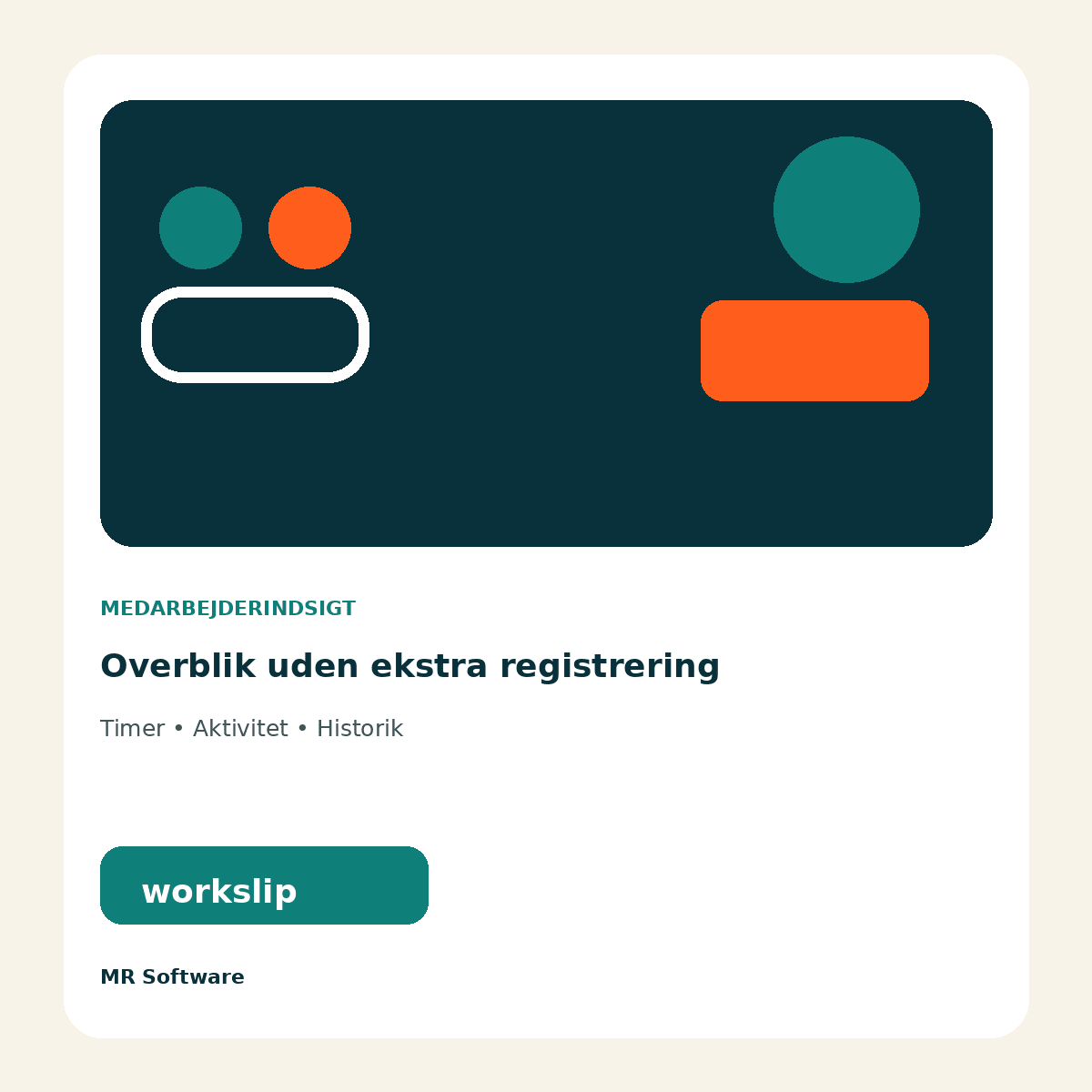 Workslip — Medarbejderindsigt - MR Software Genius Shop