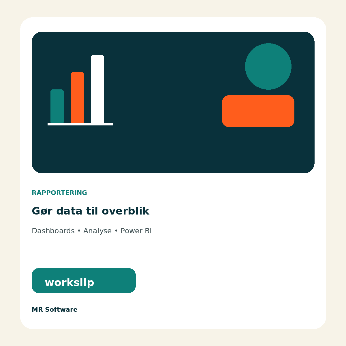 Workslip — Rapportering & Power BI - MR Software Genius Shop